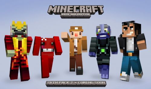 Minecraft Xbox 360 Skin Pack 2 RELEASED!! 