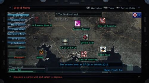Armored Core V map