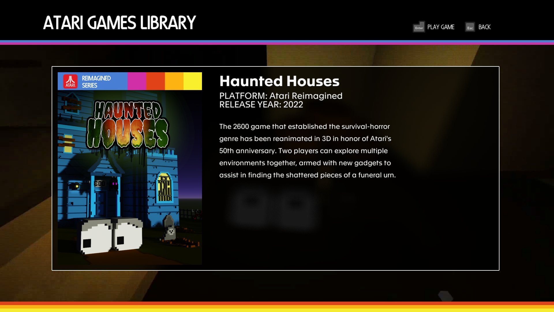 Haunted Houses Atari 50