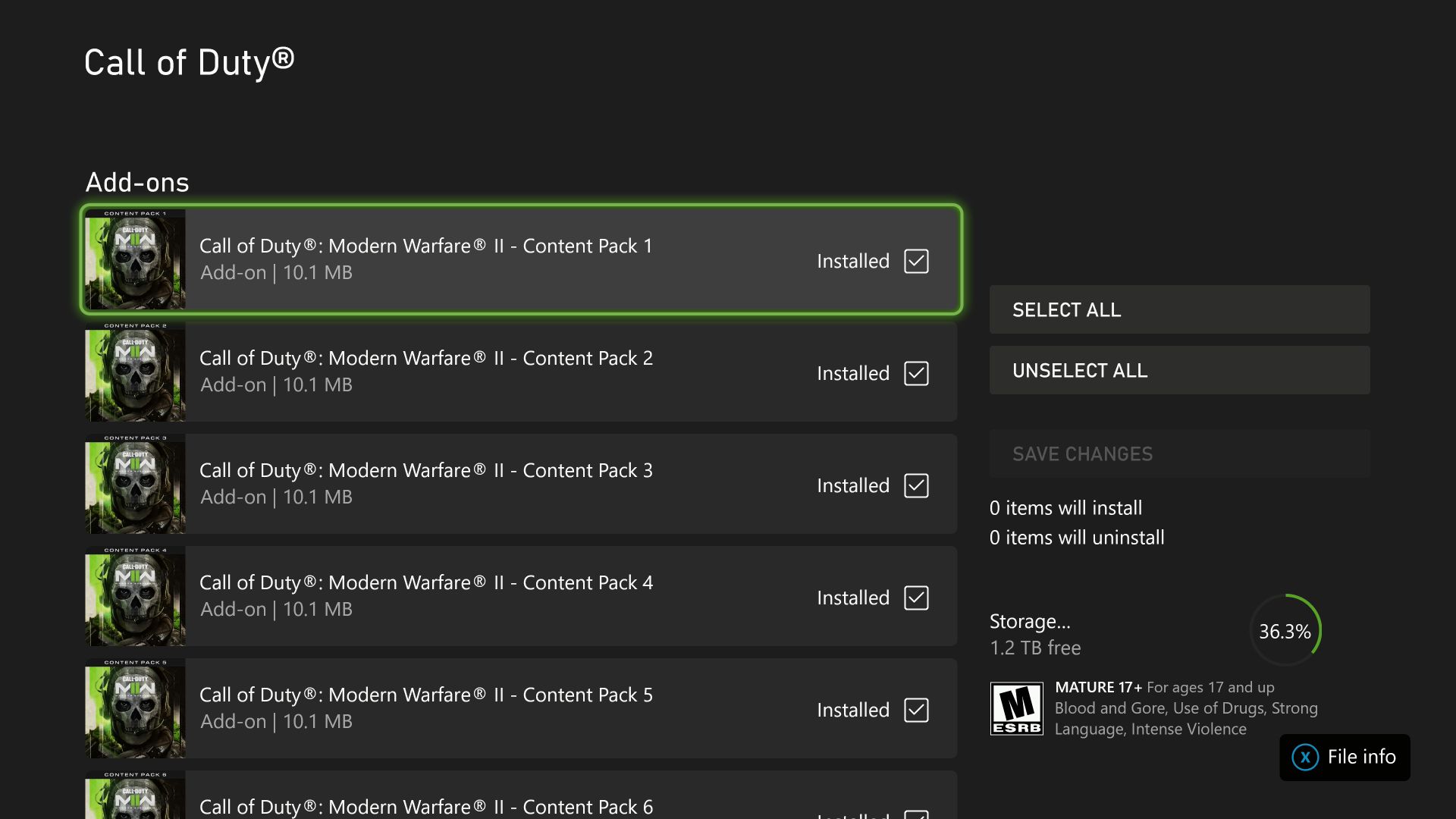 Call of Duty Modern Warfare III Xbox