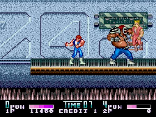 Double Dragon II PC Engine Burnov