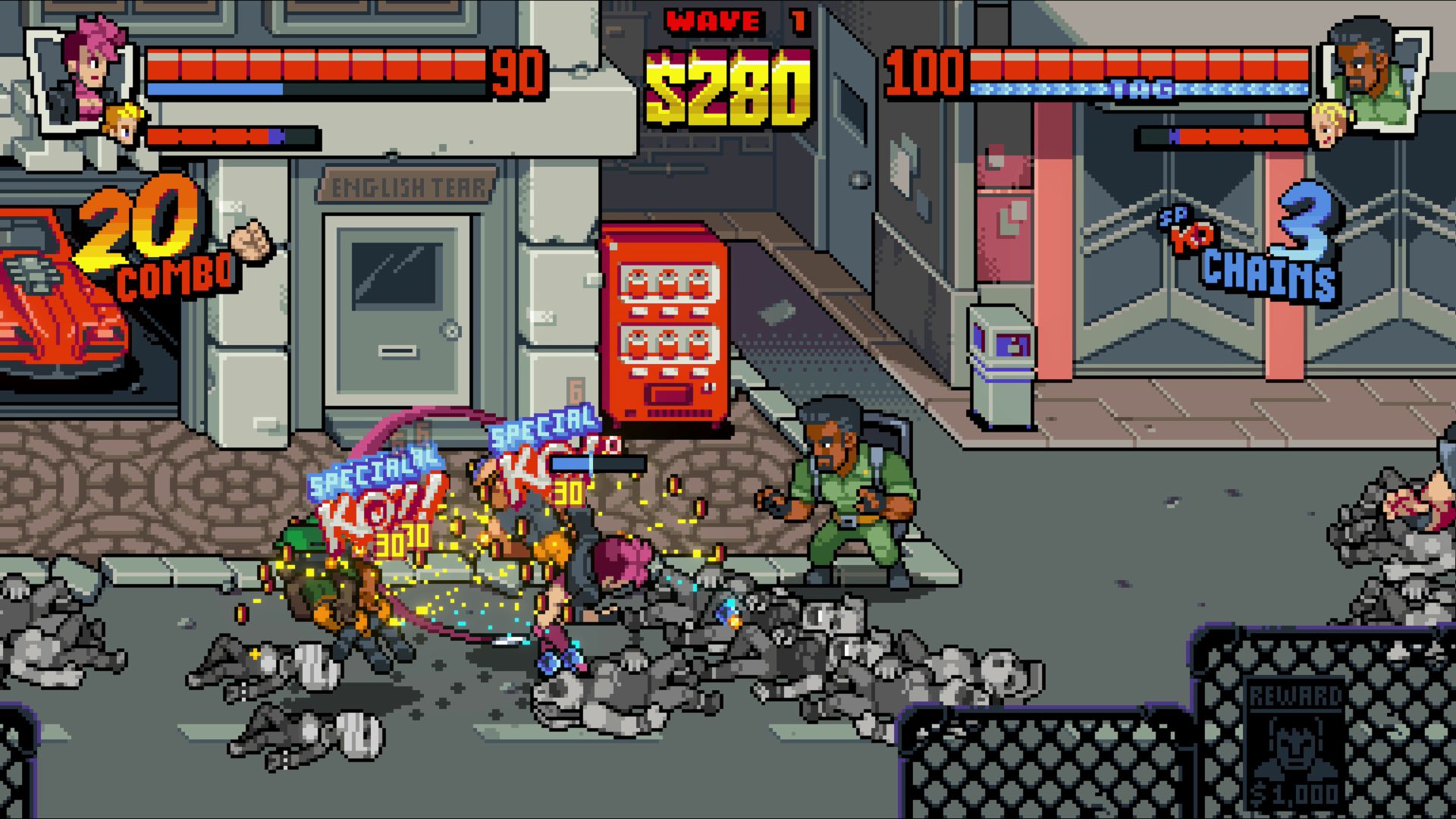 Double Dragon Gaiden Survival Mode Co-op Xbox Series X