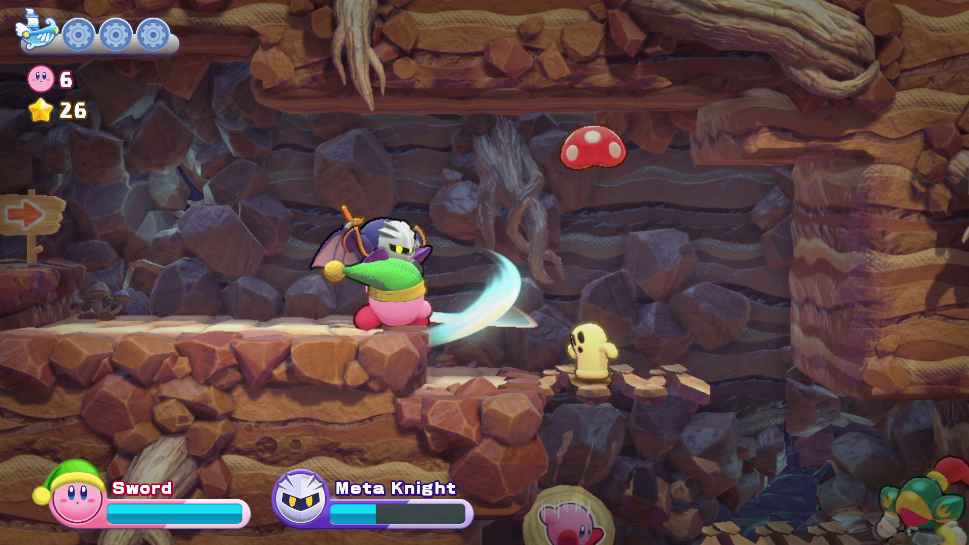 Kirby's Return to Dream land Deluxe co-op