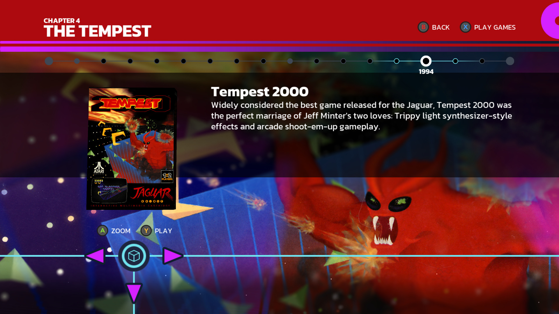 Llamasoft The Jeff Minter Story Tempest 2000