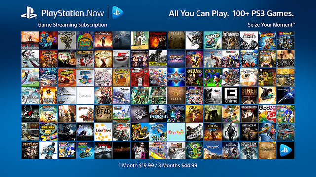 PlayStation Now lets you download games onto your PS4