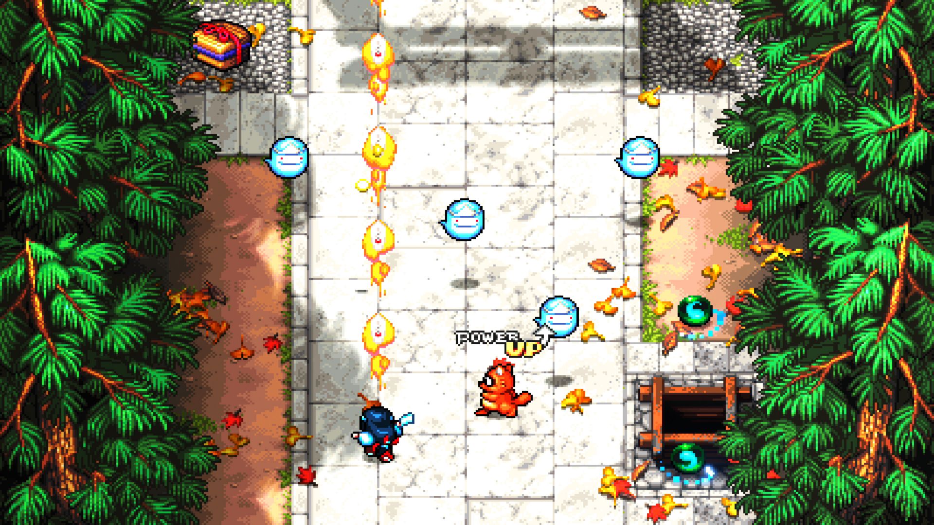 Pocky and Rocky Reshrined PlayStation Attract Mode