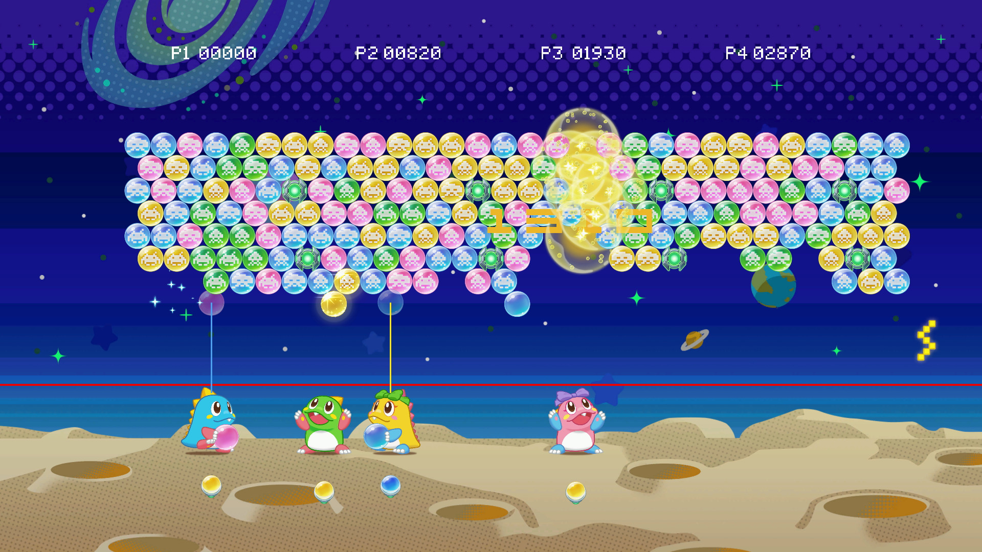 Puzzle Bobble VS Space Invaders