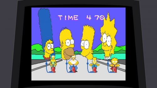 Simpsons Arcade Bonus Level