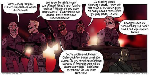 Penny Arcade Splinter Cell comic