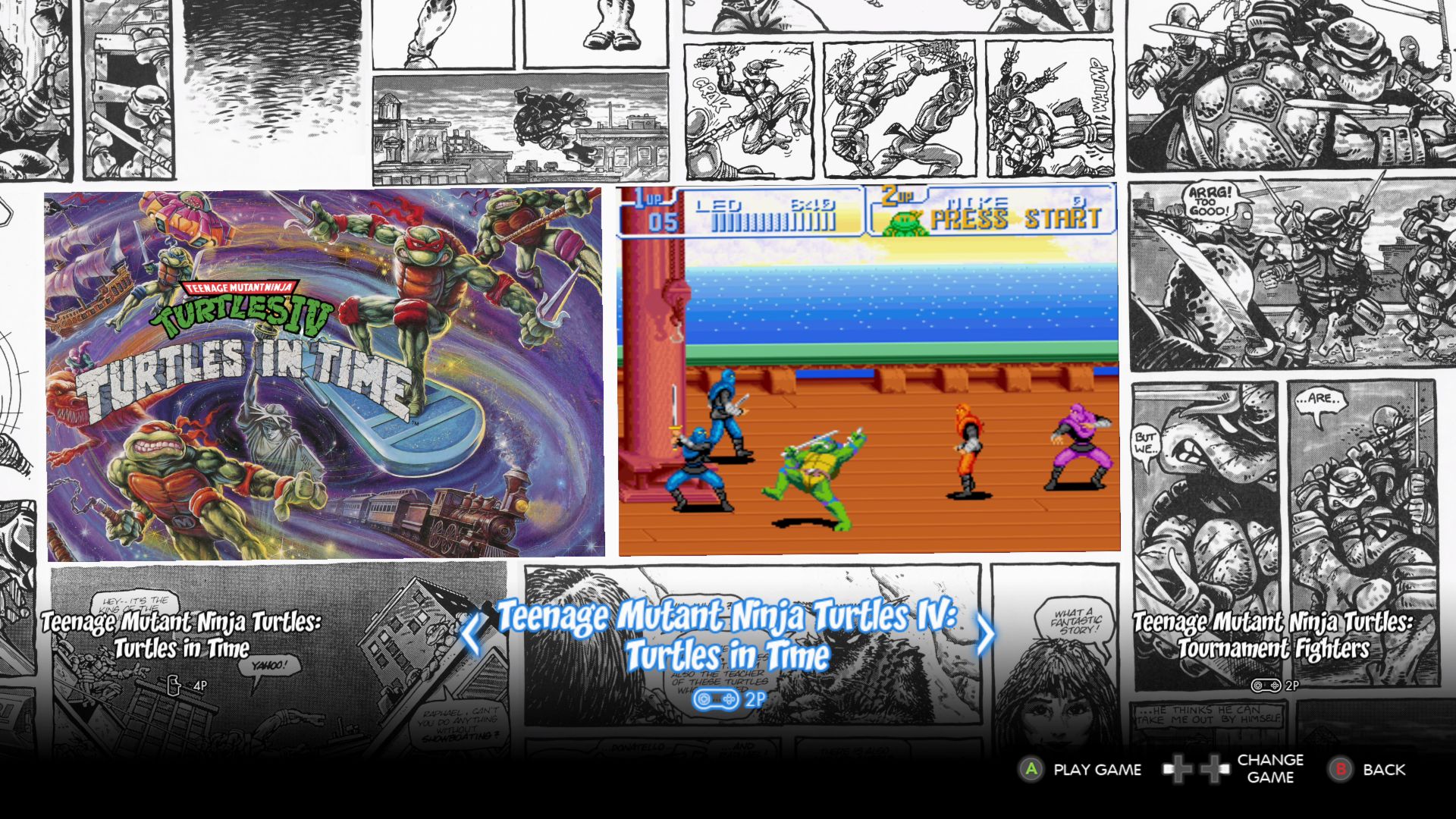 TMNT The Cowabunga Collection Turtles in Time Online Co-op