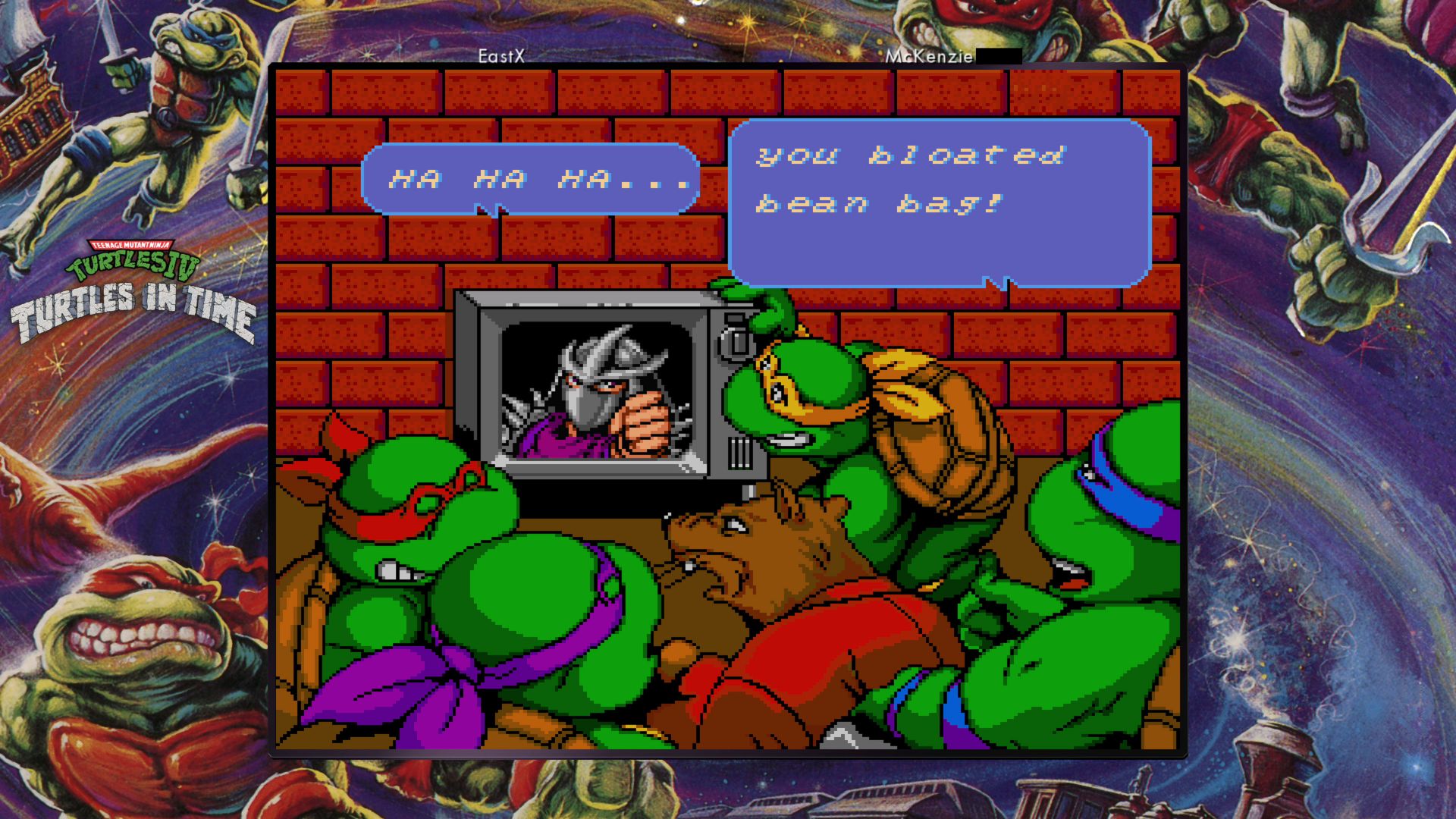 TMNT The Cowabunga Collection Turtles in Time Online Co-op Intro