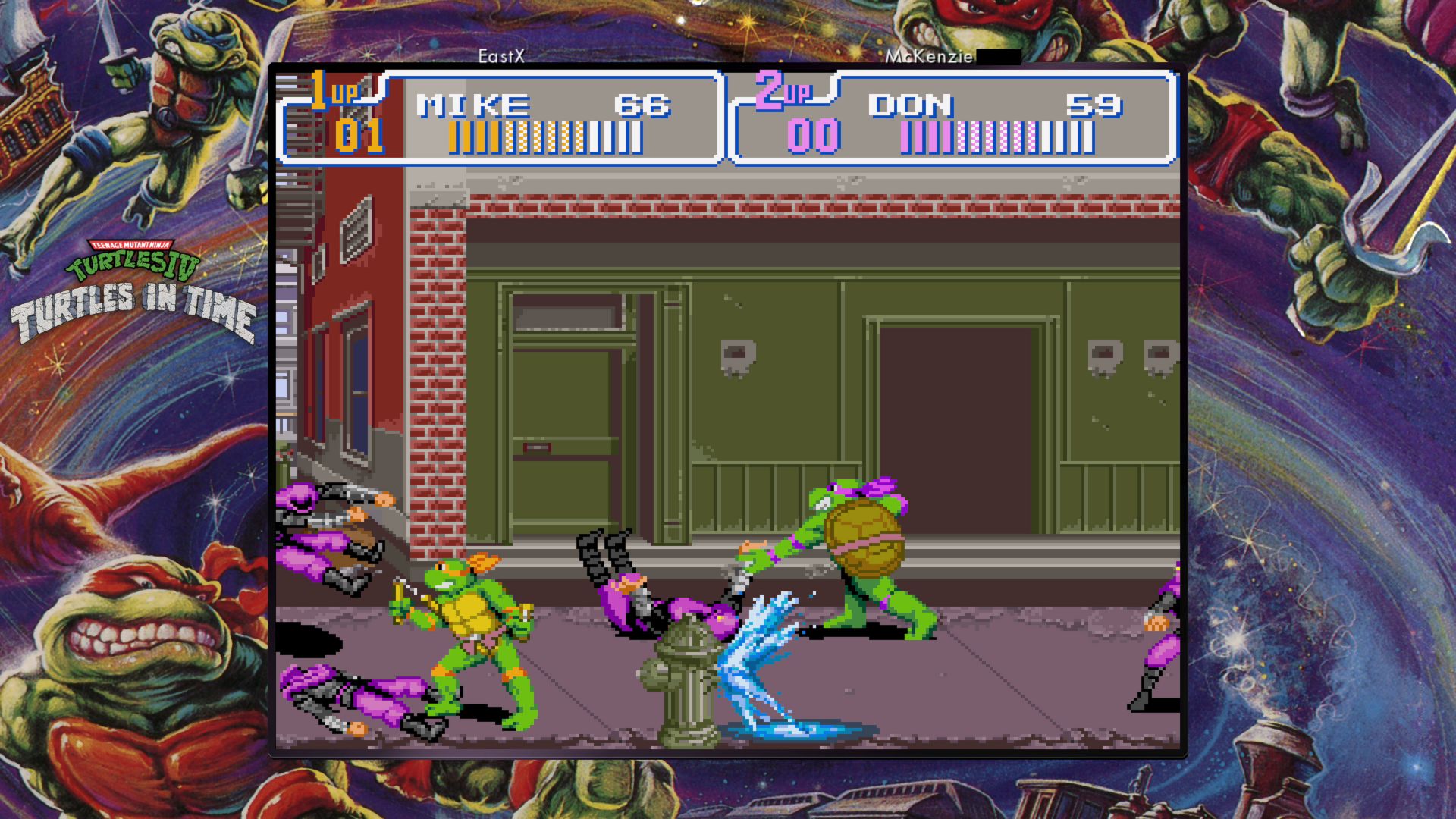 TMNT The Cowabunga Collection Turtles in Time Online Co-op