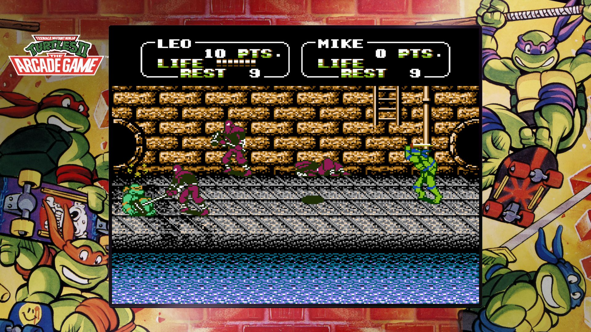 TMNT II The Arcade Game Soho Sewer System Cowabunga Collection