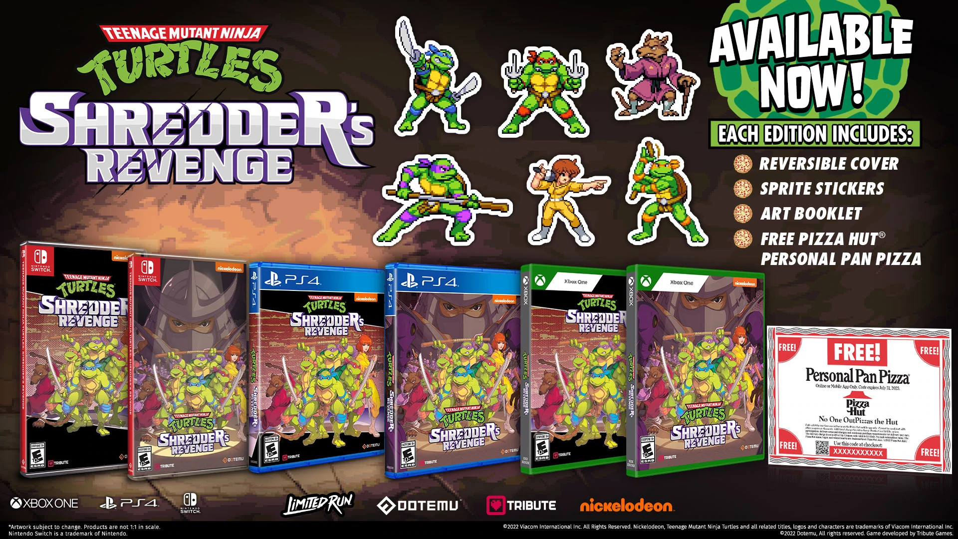 TMNT Shredder's Revenge Limited Standard Edition