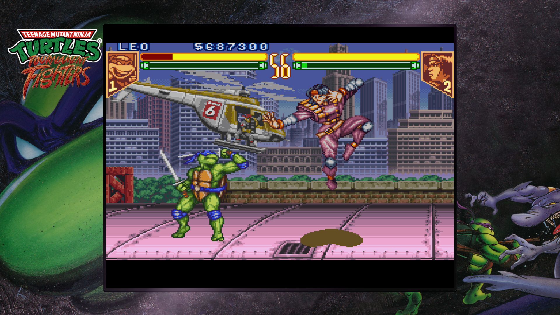TMNT The Cowabunga Collection Tournament Fighters SNES