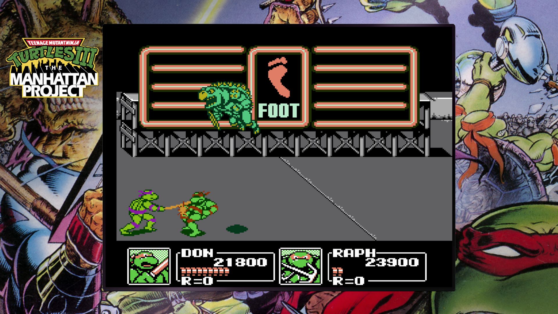 TMNT The Cowabunga Collection TMNT III The Manhattan Project Tokka