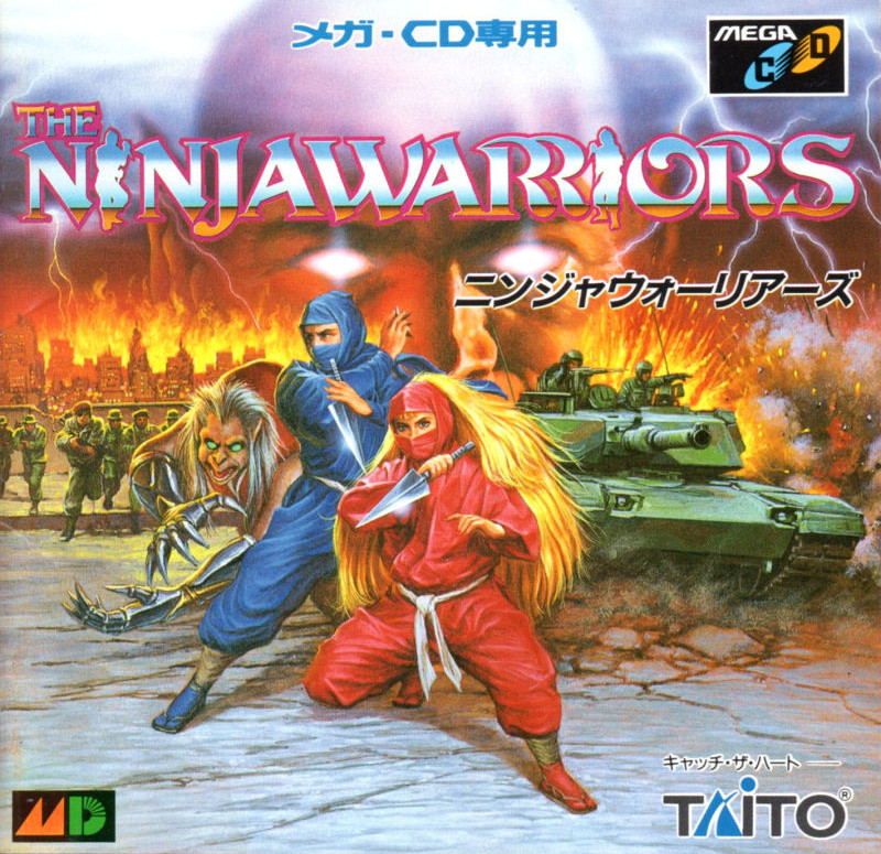 The Ninja Warriors Mega CD Cover
