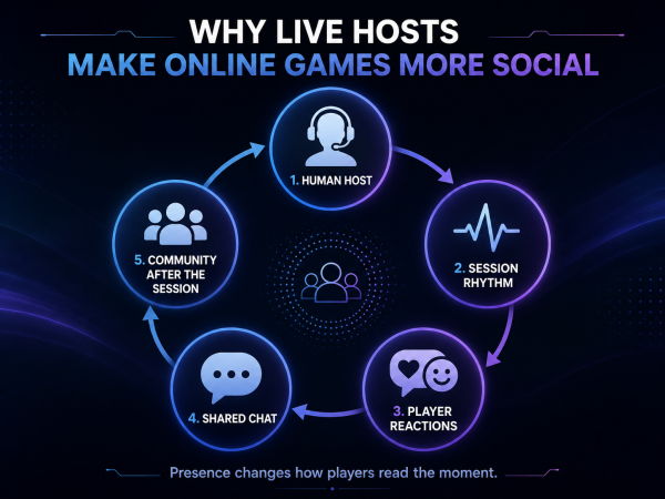 Live host cycle in online play