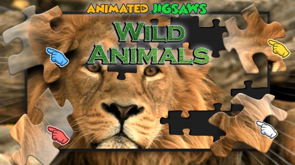 Animated Jigsaws: Wild Animals