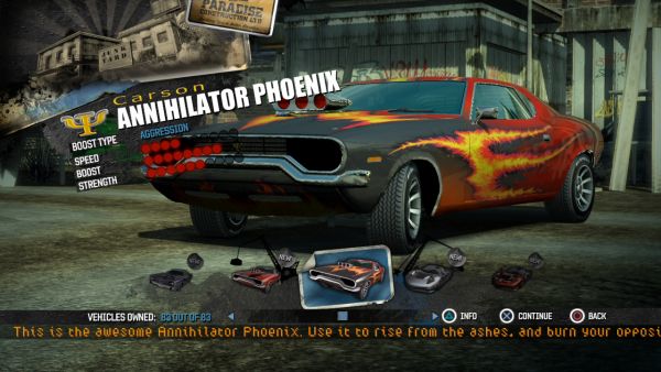 burnout paradise toy cars