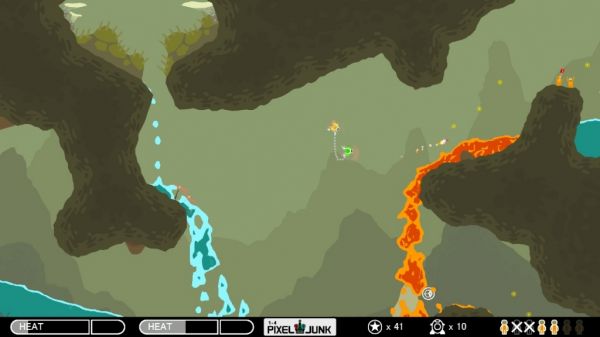 Co Optimus Screens Pixeljunk Shooter S Co Op Mode Detailed Screens And Video On Display