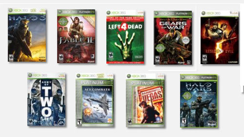 Lot of 4 Xbox 360 Games & 1 PlayStation 2 Game