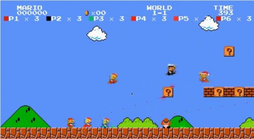 super mario bros coop