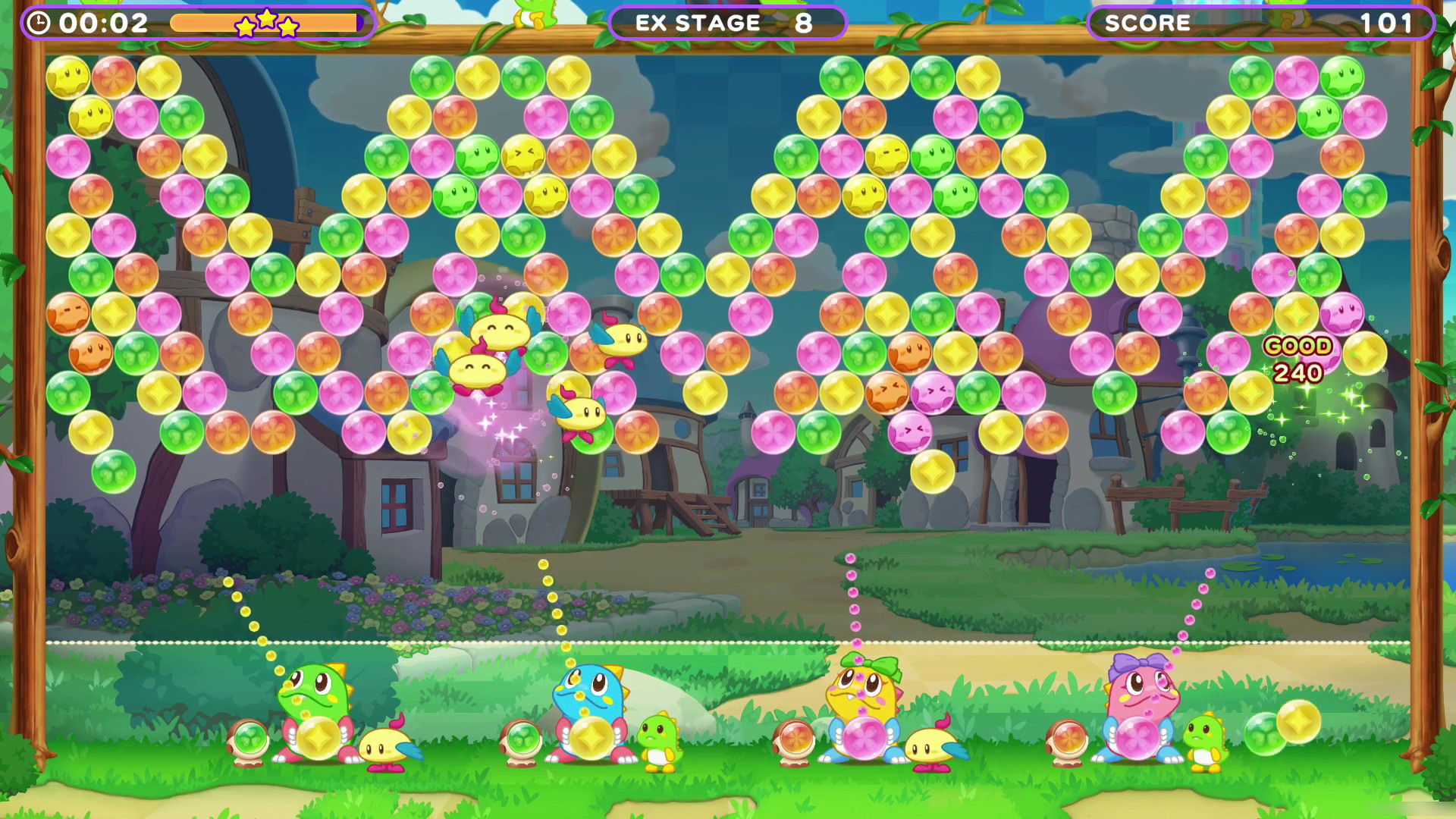 Puzzle Bobble, the Original Bubble-Popping Game, Now On LINE