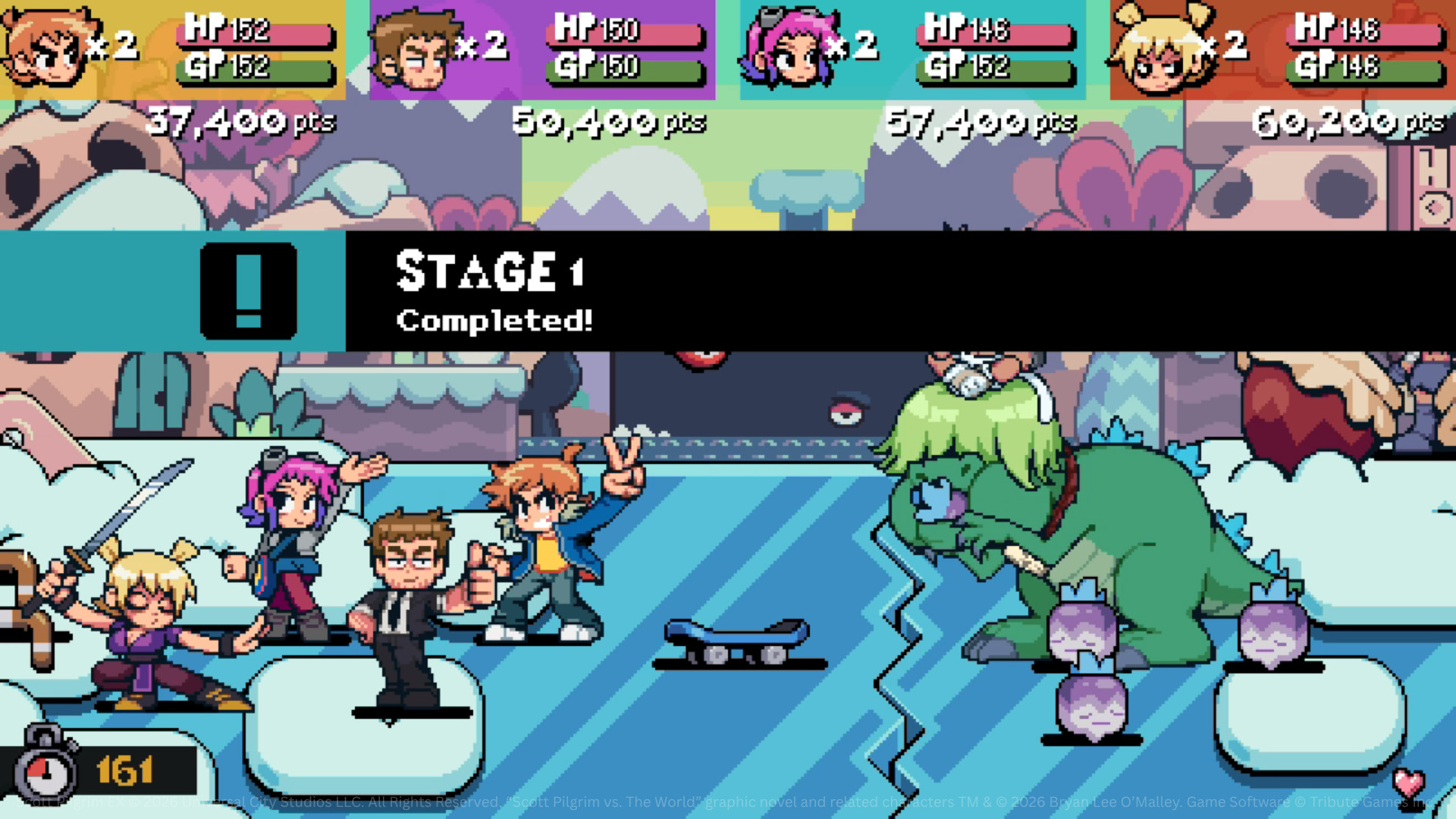 Scott Pilgrim EX Arcade Mode
