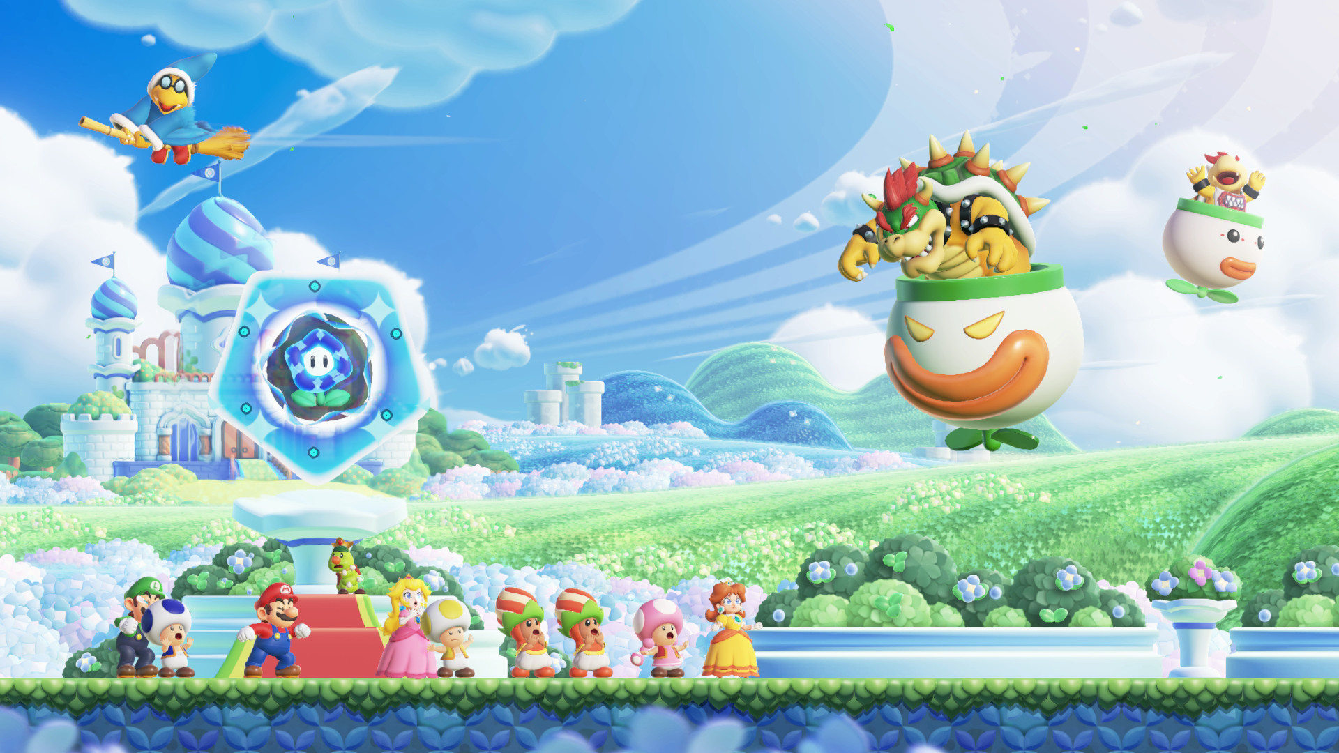 Super Mario Bros Google Meet Background