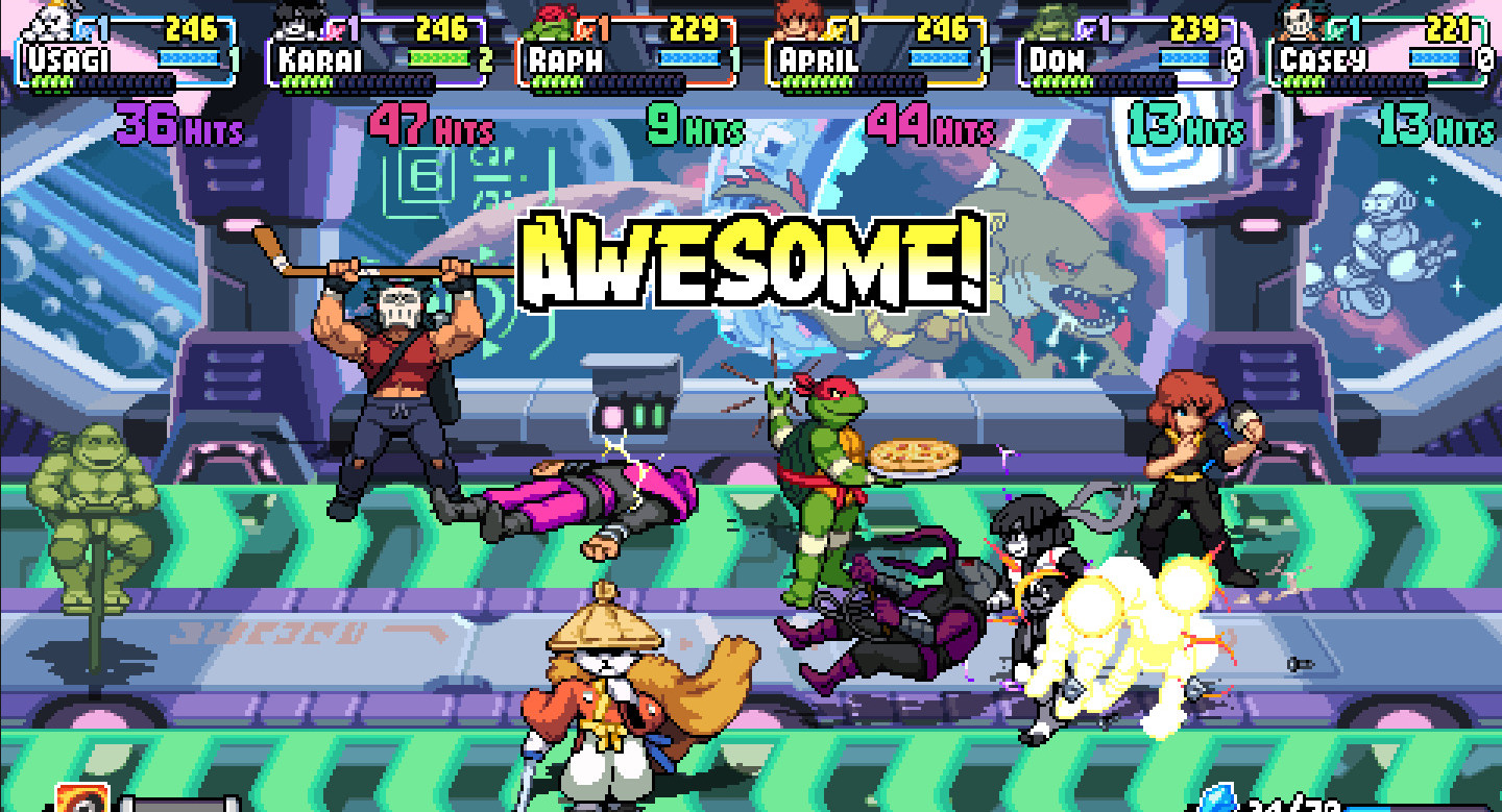 TMNT: Shredder's Revenge Dimension Shellshock DLC Includes